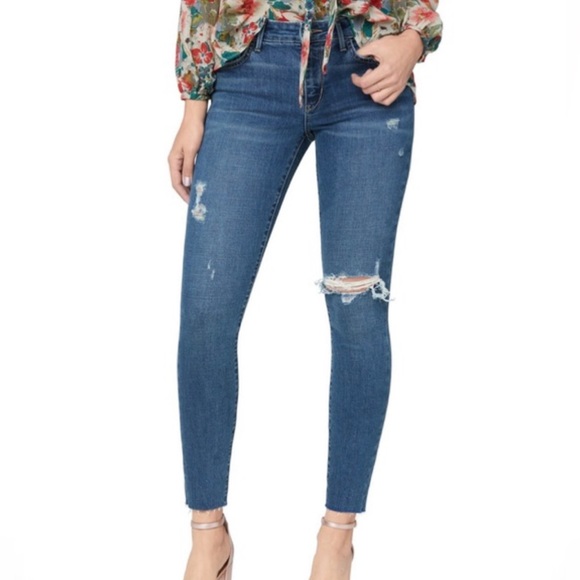 Sam Edelman The Kitten Mid rise skinny ankle Jeans size 8 28 - Picture 1 of 6